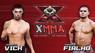 XMMA  JAMES VICK vs ANDRE FIALHO [upl. by Etnaik431]