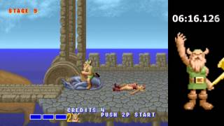 Golden Axe Arcade Speedrun in 828 With Gilius [upl. by Adnamal]