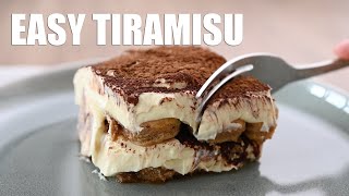 Easy Homemade Tiramisu Recipe [upl. by Lamp]