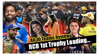 RCB खेलेगा फाइनल 🔥 ALL 10 Teams Final Retention Released Players List and Purse [upl. by Holmann666]