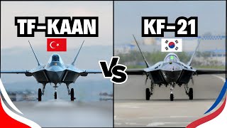 Battle of the Skies TFX KAAN vs KAI KF21 Fighter Jets [upl. by Suollecram]