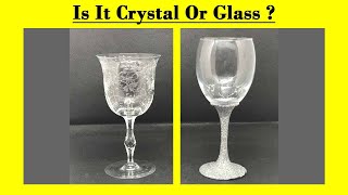 Is It Glass or Crystal Expert Tips for Identification [upl. by Toney]