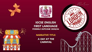 Learn English  First Language Descriptive writing A Day at the Carnival [upl. by Hareenum328]