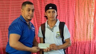 Comienza la distribución de bonos complementarios para bachilleres en Boaco [upl. by Clifford]