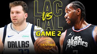 Los Angeles Clippers vs Dallas Mavericks Game 2 Full Highlights  2024 WCR1  FreeDawkins [upl. by Lavina]