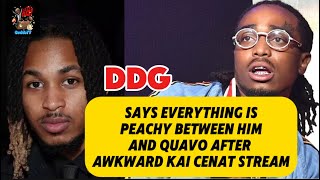 DDG Is STRONGLY Pushing Back That Him And QUAVO Has An ISSUE After AWKWARD Kai Cenat VIRAL STREAM [upl. by Imat]