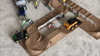 Toy dirt bike track Pt2 [upl. by Etsyrk850]