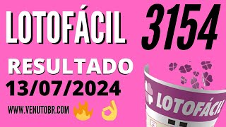 🍀 Resultado Lotofácil 3154 [upl. by Adnoma71]