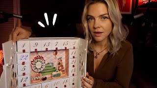 ASMR  ouverture du calendrier de l’Avent La Durée 🎀🧁 [upl. by Alilahk]