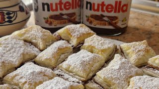 Easy and simple CHOCOLATE puff pastry [upl. by Raskin]