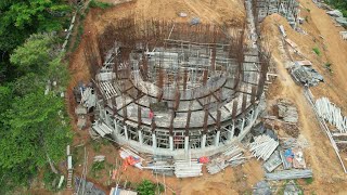 COLUMBARIUM UPDATES UNDER CONSTRUCTION IN TAYTAY VAULTS AT ST ThERESE ALMOST SOLD OUT [upl. by Sucul]