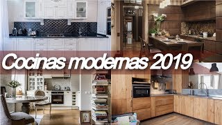 100 modelos 👩‍🍳 de cocinas modernas 2019 [upl. by Kiker]