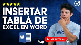 ¿Cómo INSERTAR UNA TABLA de Excel en Word  ​📋 ​Aprende a Pasar Archivos de Excel a Word ​📋​ [upl. by Jessie]