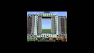 10x10 piston door in MCBEMCPE minecraft redstonebuilds redstone redstonecreations shorts [upl. by Evita815]