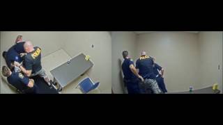 VIDEO Murder suspect tries to grab officers gun [upl. by Madox]