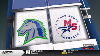 High School Football Playoffs Millard North  Millard South [upl. by Mendel]