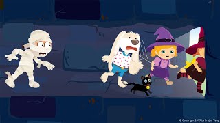 👻 Halloween con Tatty y Misifú 🎃 Dibujos de Miedo para Niños 🙀 [upl. by Ardnekat]