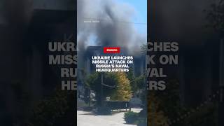 Ukraine launches missile attack on Russias naval headquarters [upl. by Attevaj706]