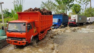 Rc Excavator Komatsu Muat Pasir Truk Tronton Fuso 220PS Dump Truck Volvo Merci di Lokasi tambang [upl. by Philender]