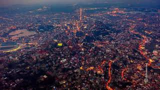 Epic Hyperlapse of Antananarivo Madagascar Transitioning to Night [upl. by Elleinad]