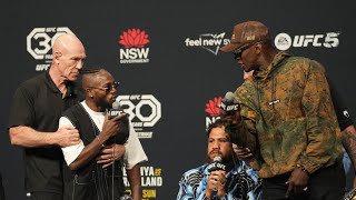 Israel Adesanya Confrontation EXPLODES on Manel Kape  UFC 293 Press Conference [upl. by Mareld]