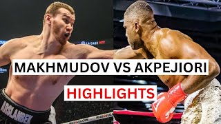 Arslanbek Makhmudov vs Raphael Akpejiori Highlights amp Knockouts [upl. by Ellek521]