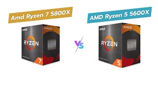 🔥 Ryzen 7 5800X vs Ryzen 5 5600X Which One to Choose 🤔 [upl. by Atteiluj]