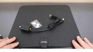 Pictek TV Antenna 50 Mile Range REVIEW  FREE HD TV [upl. by Teague316]