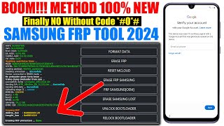 FinallyNo 0 All Samsung Frp Bypass 2024 enable adb fail android 13 14 one click new tool 2024 [upl. by Tibbetts]