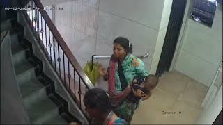 Thief in Thane caught on CCTV in Naupada at Saraswati Niwas [upl. by Nwahsauq]