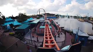 Super fun rollercoaster 🎢 of Seaworld icebreaker viral video coaster youtube seaworld [upl. by Ayot]