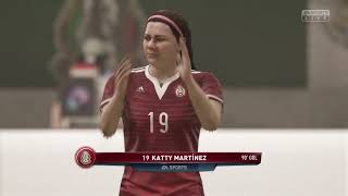 FIFA 19 Femenil Mexico vs Argentina International Womens Cup Charlyn Corral Katty Martinez 2019 [upl. by Adlesirg]