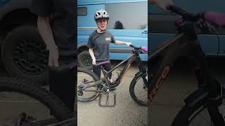 New Norco Aurum 🙅🏼‍♀️ Range mullet DH 🔥 norcobikes bike girl dh shorts [upl. by Naharba242]