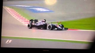 Stoffel Vandoorne F1 DEBUT F1 2016 Bahrain FP1 [upl. by Heilner]