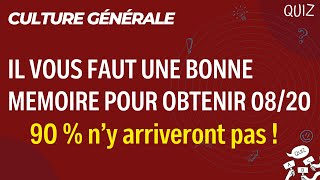 20 Questions diversifiées de culture générale pour mesurer vos connaissances [upl. by Vinson]