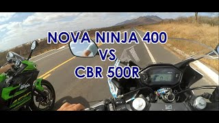 CHRYSTIAN DA CBR  NOVA NINJA 400 VS CBR 500R [upl. by Siver]