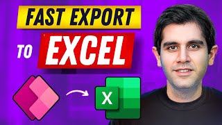 Quickly Export Large Power Apps Data to Excel Using Power Automate [upl. by Sillihp441]