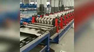 【Highway Guardrail】LinbayHighway Guardrail Roll Forming Machine [upl. by Bullock]