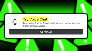 Roblox is giving you a FREE 2 week trial of VOICE CHAT explained [upl. by Niro932]