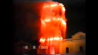 Incendio al Campanile Ercolano NA piazza Pugliano il 15888 [upl. by Nnylirehs]