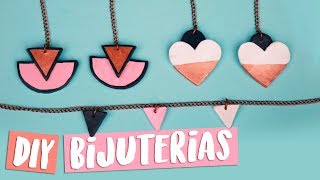 DIY COMO FAZER BIJUTERIAS TUMBLR PARA VENDER Usando massa de biscuit ou Fimo Por Isabelle Verona [upl. by Eisler693]