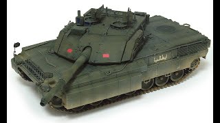 프라모델 조립 도색 완성작 Italian C1 Ariete MBT plamodelScale Model 전차 [upl. by Finzer345]