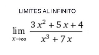 Límites Al Infinito Ej 1 [upl. by Eudo]