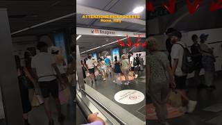 🔴 ATTENZIONE PICKPOCKETS Roma Termini amp Europe Metro Stations Pickpocket Viral Trending Shorts [upl. by Jeana460]