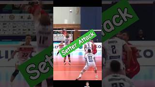 When Setter Attack volleyball volley volleyballworld [upl. by Byron]