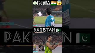 neeraj Chopra jevline throw final  Nadeem saah neerajchopra arshadnadeem jevlinthrow olympic [upl. by Alleras931]