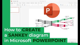 How to create a Sankey diagram in Powerpoint [upl. by Peppi]