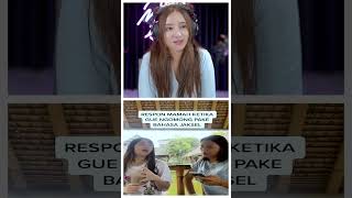 Ngomong Pake Bahasa Jaksel shortvideo meisitalomania reaction [upl. by Ellatnahc]