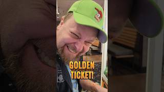 Lets win the ultra rare Golden Ticket jackpot on Willy Wonka coin pusher arcade arcadegames [upl. by Noied]