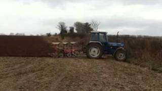 7810 with Kverneland 3 furrow reversible plough [upl. by Nylatsyrc944]